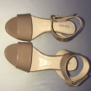 Nine West Beige Wedges Size 9